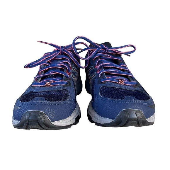 ASICS Gel-Venture 6 Rugged Trail Athletic Shoe Indigo Blue Black Coral Size 7.5 - Picture 4 of 11